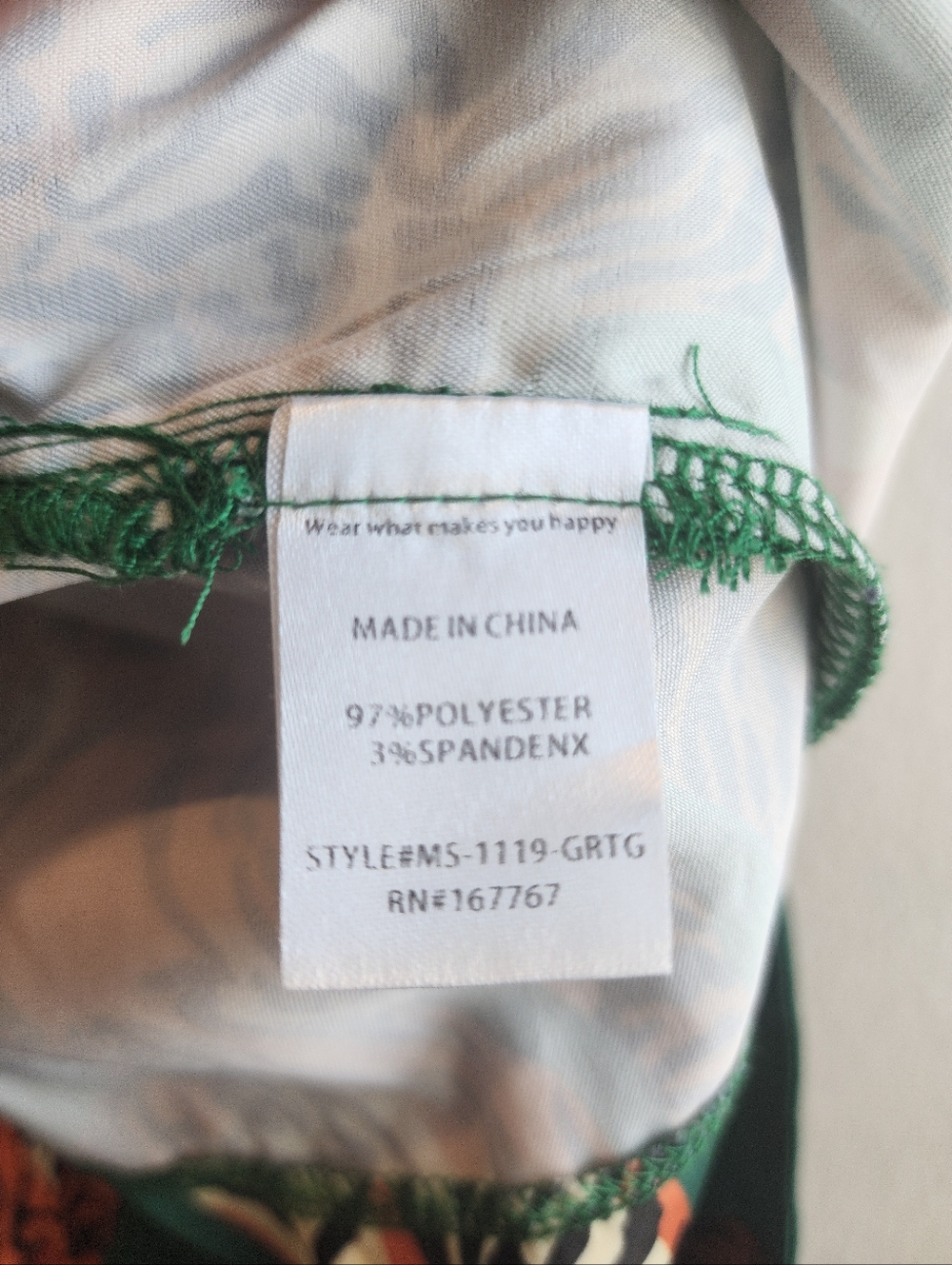 DRESS IN LALA TIGER PRINT ROYAL SATIN TOP IN EMERALD SIZE XXL NWOT - Picture 6 of 16